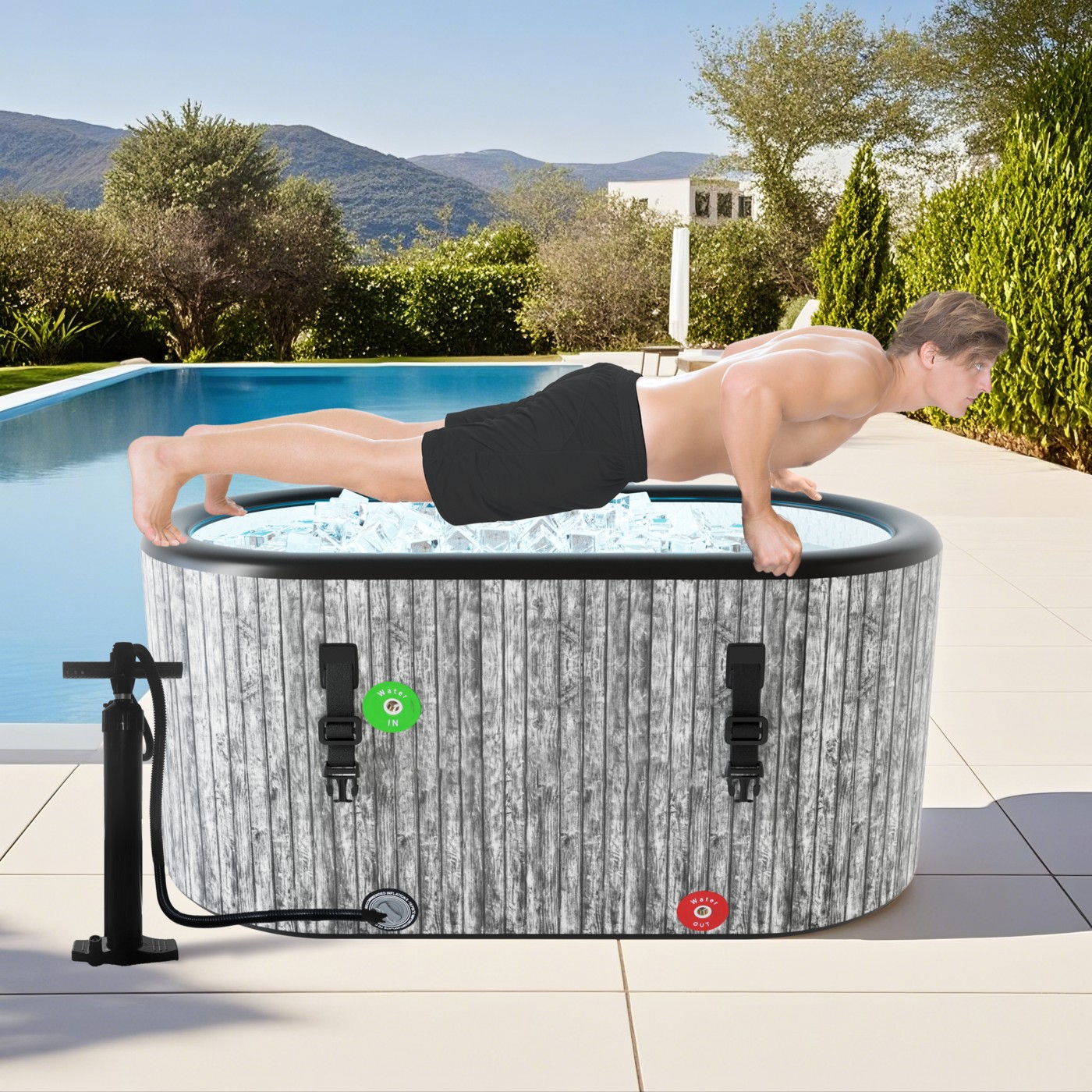 W020 inflatable bathtub